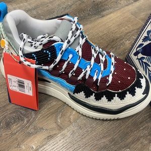FARM RIO! Brand new in box Multicolor Beaded Sneaker- Retail $275 Amazing Detail